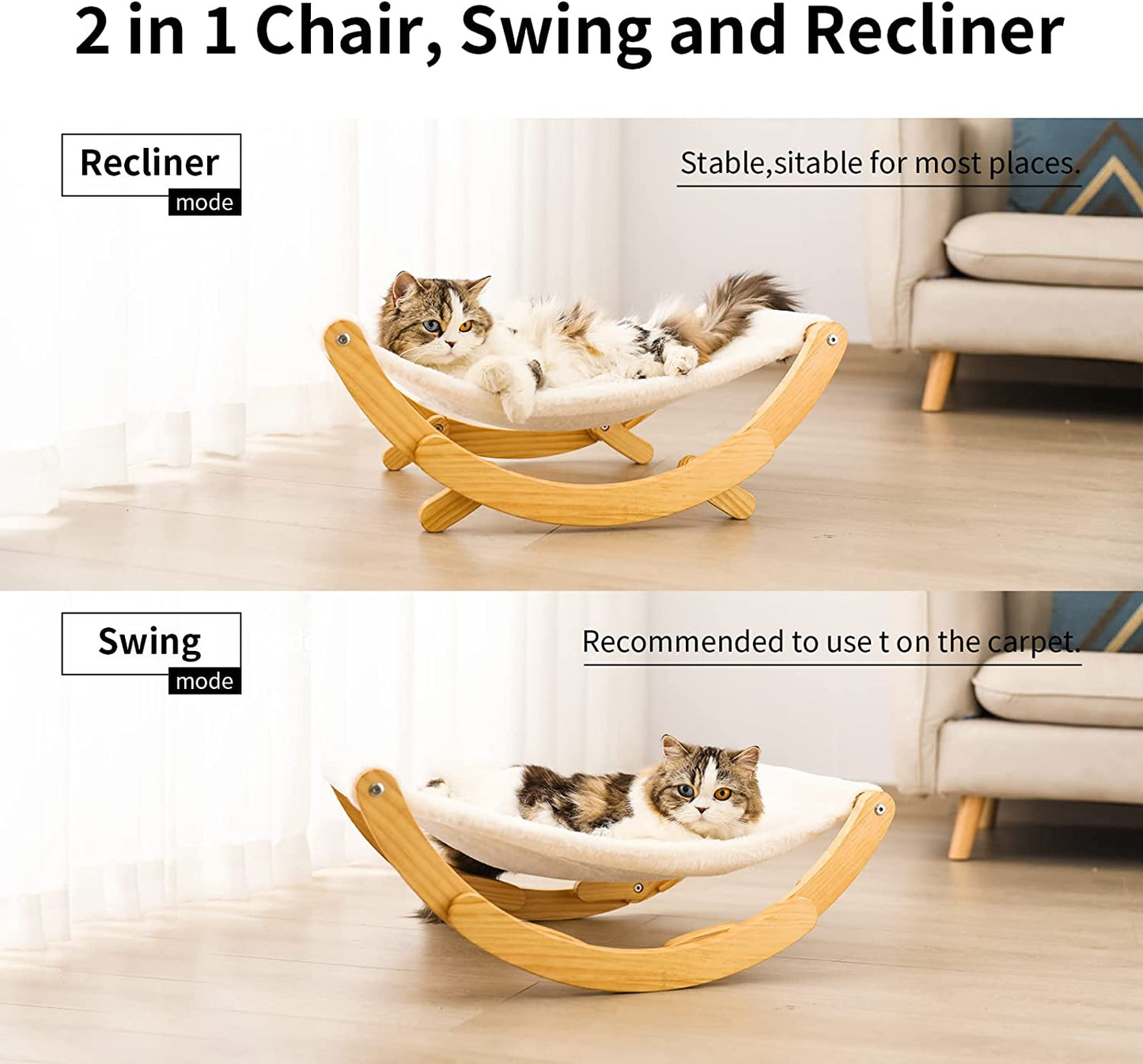 FUKUMARU Cat House with Scratcher – Foldable Kraft Bed for Indoor Cats | Scratch-Resistant, Water-Washable & Cute Hideaway