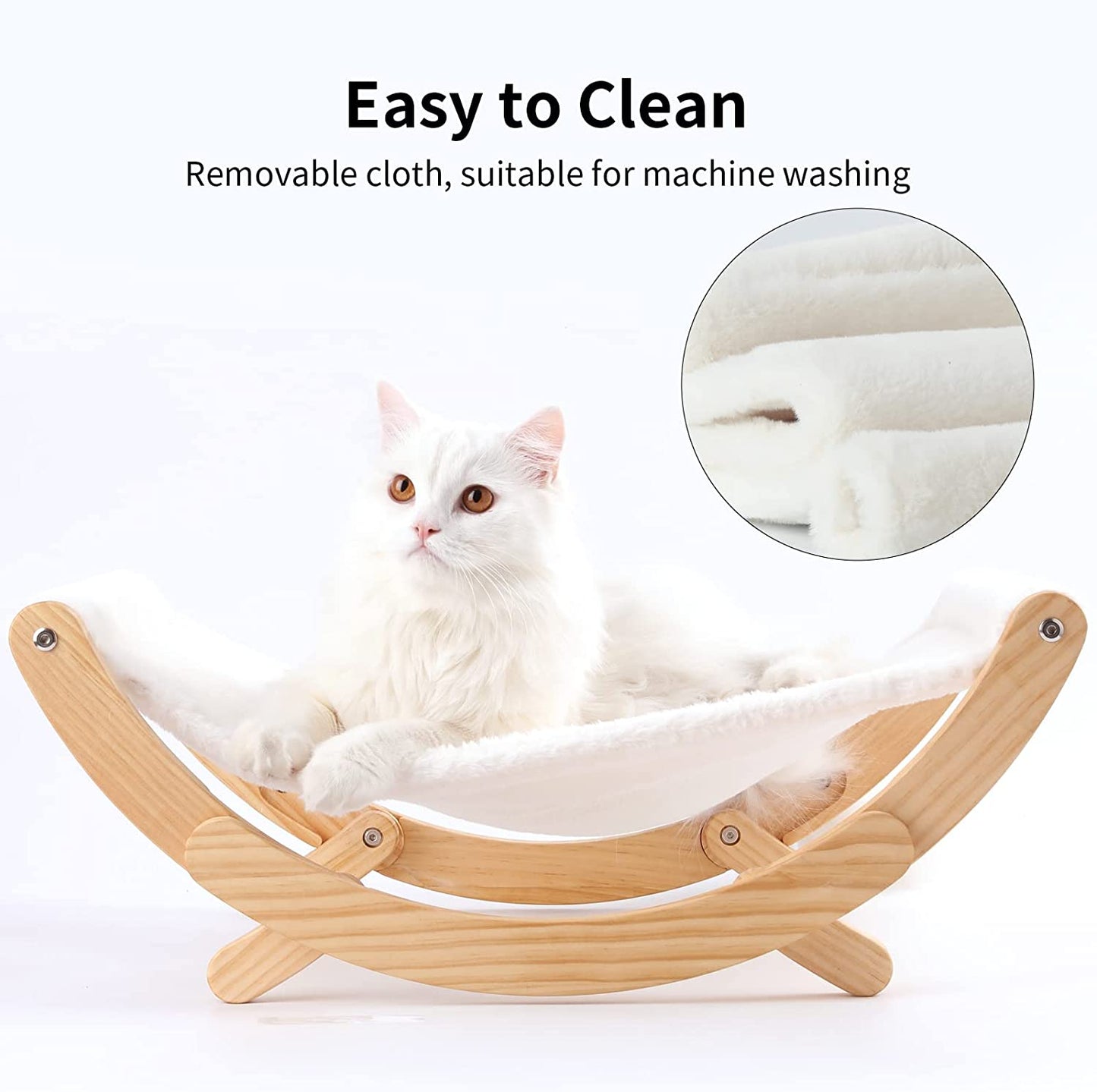 FUKUMARU Cat House with Scratcher – Foldable Kraft Bed for Indoor Cats | Scratch-Resistant, Water-Washable & Cute Hideaway