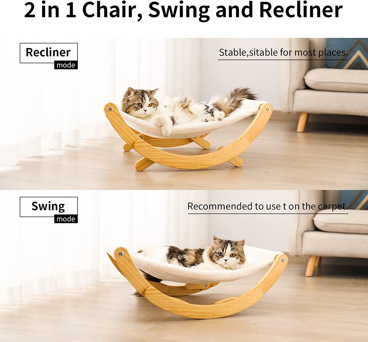 FUKUMARU Cat House with Scratcher – Foldable Kraft Bed for Indoor Cats | Scratch-Resistant, Water-Washable & Cute Hideaway